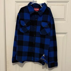 Kids Blue and Black Checkered Shirt